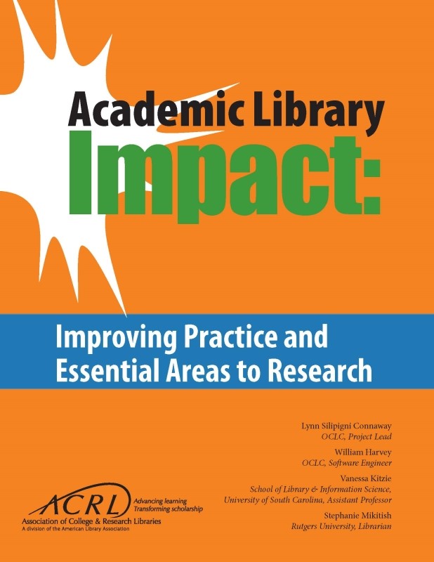 Cover of ACRL's new report, Academic Library Impact